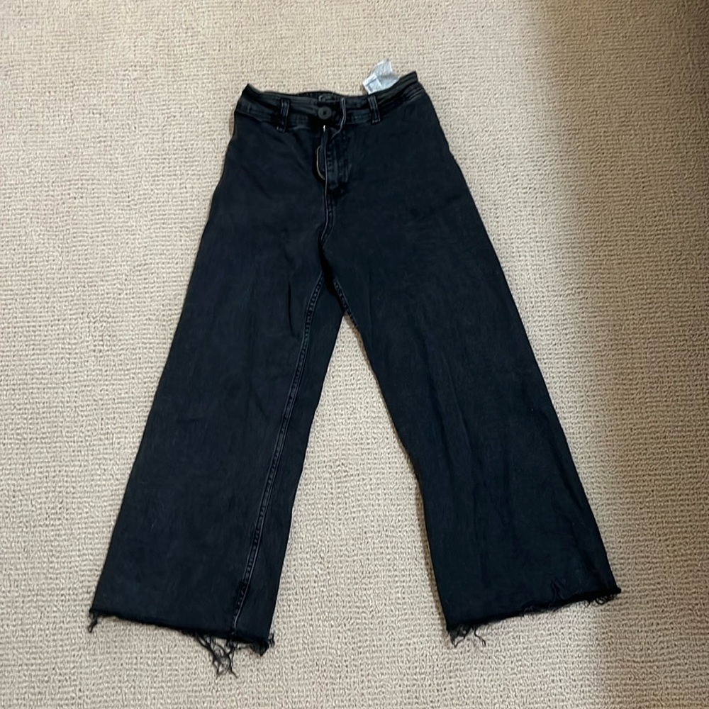 Girls 13-14 years old  Zara black marine jeans